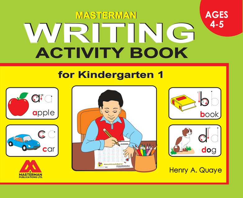 Writing Activity Book KG 1 cover